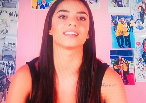 Jogadora de vôlei e musa do Onlyfans está no Camarote do BBB23 