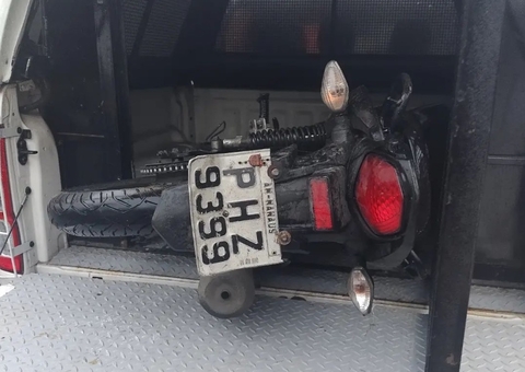 Após assalto frustrado, dupla em motocicleta sofre acidente durante perseguição em Manaus  