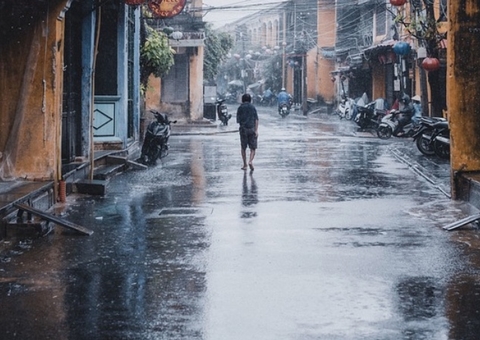 A chuva dói nos olhos