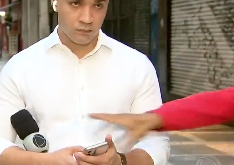 Vídeo: Repórter da Record sofre tentativa de assalto 