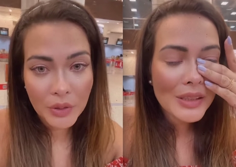 Geisy Arruda surge aos prantos ao ser furtada em voo