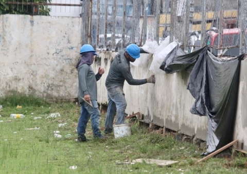 Prefeitura inicia reformas no campo da Luzitânia em Manaus