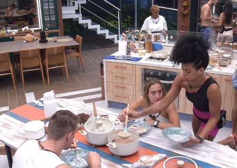 BBB23: Marvvila e Cristian se desentendem por causa de rabada