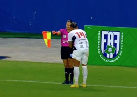 FAF acata pedido do Rio Negro e afasta árbitra assistente que anulou gol no Rio-Nal