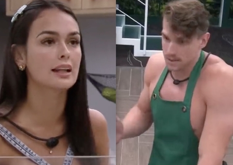 Larissa discute com Cristian após emoji no Queridômetro 