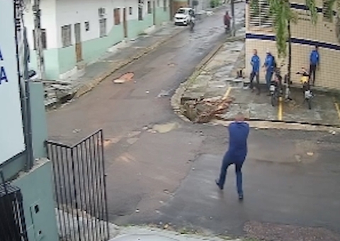 Vídeo mostra momento em que agente de segurança é morto ao reagir a assalto em Manaus