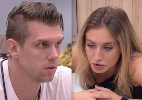 BBB23: Bruna tem DR com Cris e dá 'toco' no brother: 'eu não te pegaria, f*da-se'; vídeo