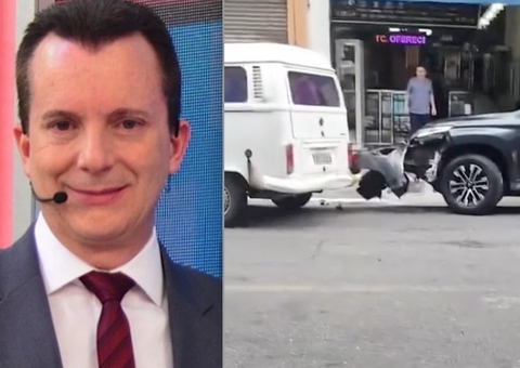 Vídeo de acidente com carro de Celso Russomanno viraliza nas redes sociais 