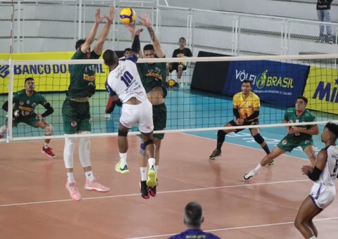 Por 3 sets a 1, Manaus Vôlei perde em casa para o Araucária, de São Paulo