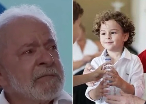 Lula chora com homenagem ao neto morto em 2019