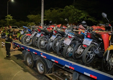 Em 5 dias, Detran combate ‘rolezinhos’ e apreende mais de 140 motos no Amazonas