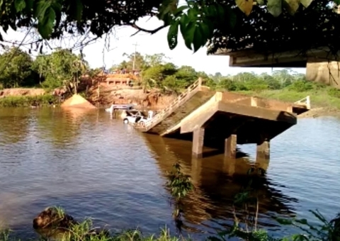 BR-319 será interditada para manutenção em ponte que desabou no Amazonas