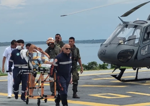 Mulher ficou à deriva após marido sofrer infarto em barco no Amazonas