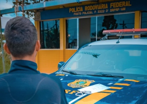 Foragido por homicídio é preso pela PRF no Amazonas