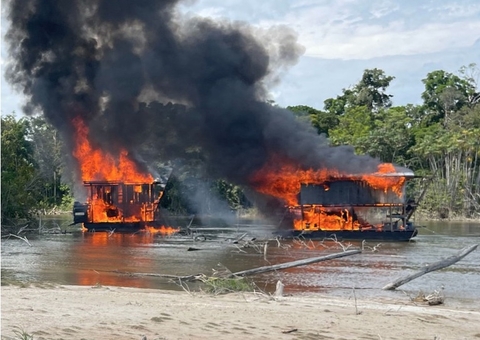 Ibama destruiu quase 300 acampamentos de garimpeiros no Amazonas e Roraima neste ano