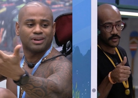 Cezar flagra Ricardo filmando escondido conversa do Quarto Fundo do Mar 