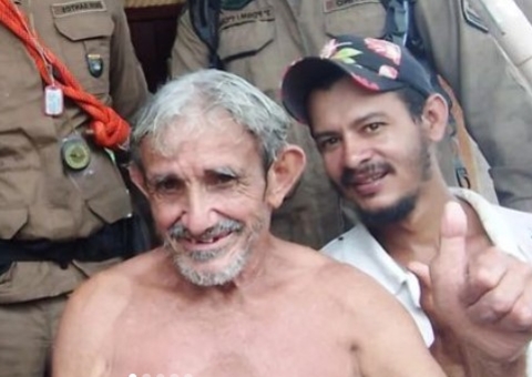 Idoso desaparecido há 2 dias na BR-174 é resgatado por bombeiros