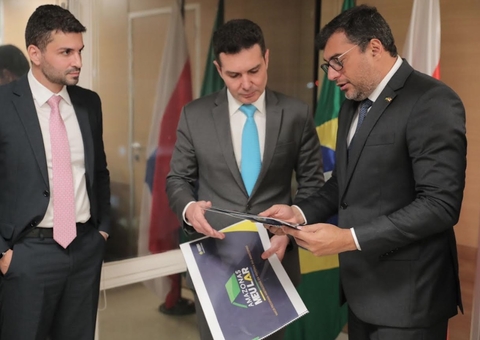 Wilson Lima apresenta ao ministro Jader Filho programa ‘Amazonas Meu Lar’