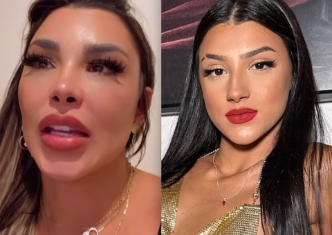 Chorando, mãe de Bia Miranda lamenta atitudes da filha: 'estou vendo ela se acabando'