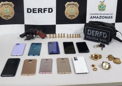 Bando é preso suspeito de fazer arrastões em paradas de ônibus em Manaus