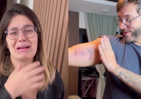 Eliezer faz tatuagem em homenagem à primeira filha com Viih Tube, Lua