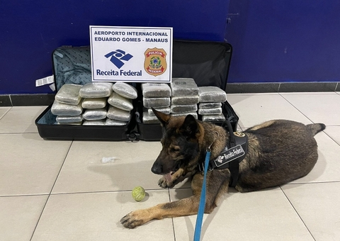 Com malas recheadas de drogas, passageiros são presos pela PF no aeroporto de Manaus