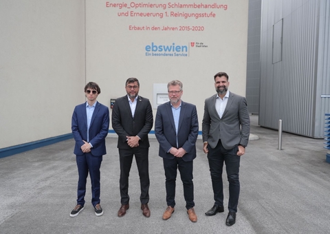 Wilson Lima e Amom conhecem sistema de tratamento de esgoto de Viena