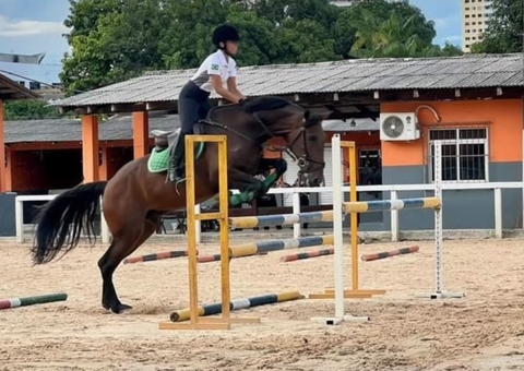 Amazonense participa de competição nacional de hipismo em Anápolis-GO