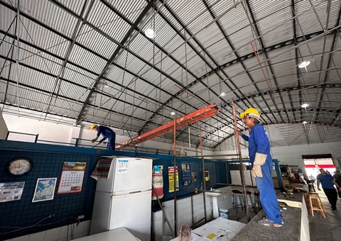 Mercado passa por obras de modernização na zona Sul de Manaus