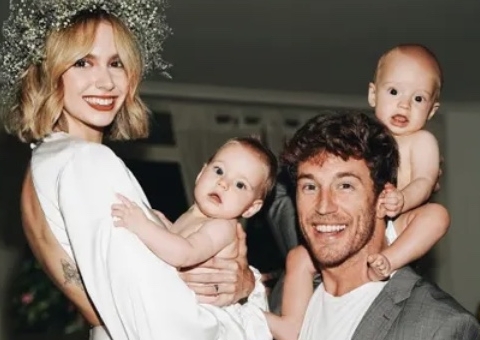 Isa Scherer se casa com Calazans usando 'tênis da sorte' do MasterChef; fotos