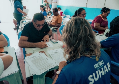 Mutirão de regularização fundiária do Conjunto Habitacional Petrópolis vai até terça em Manaus