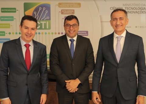 Wilson Lima se reúne com ministros Waldez Góes e Renan Filho em Brasília 