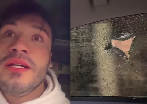 Ex-A Fazenda Lucas Viana reage a assalto e quase é baleado em carro 