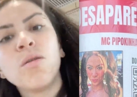 MC Pipokinha reaparece e explica sumiço: 'precisava transar'