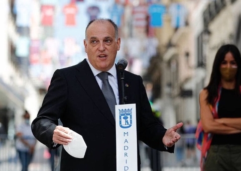 Desafeto de Vini Jr, chefe de La Liga é ligado a partido de extrema direita