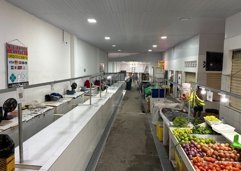 Obras da feira do Alvorada avançam em Manaus