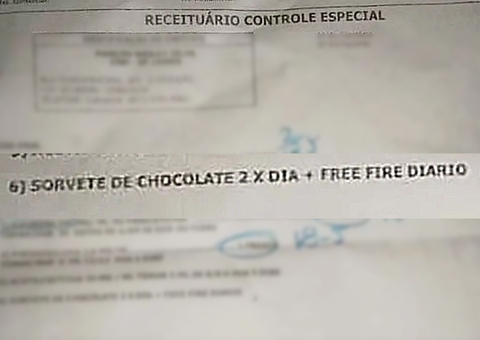 Médico receita sorvete e Free Fire para criança doente; mãe denuncia 