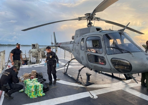 Quase meia tonelada de drogas avaliadas em R$ 57, 6 milhões é apreendida no Amazonas