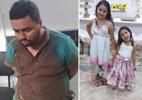 Pai que matou e queimou corpos das filhas recebe alta médica e responderá por duplo homicídio