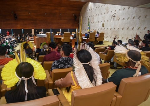 Moraes vota contra marco temporal, e André Mendonça pede vista e suspende ação no STF