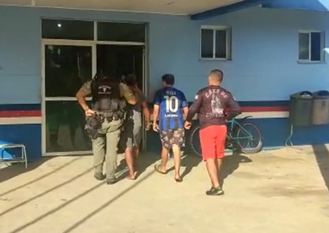 Trio é preso por tráfico e receptação no Amazonas