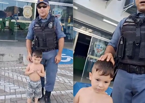 Menino de 4 anos é encontrado sozinho de madrugada em rua de Manaus