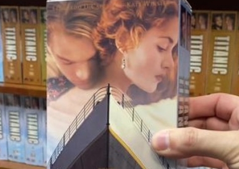 Fã de Titanic viraliza ao mostrar coleção com mais de mil VHS do filme