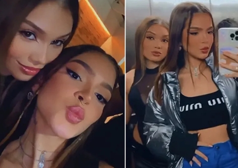 Mel Maia curte noitada com amigas em meio a boatos de separação 