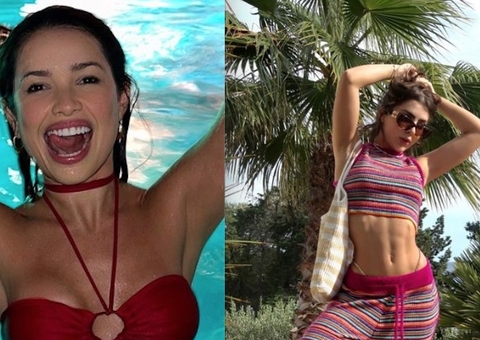 Juliette filma Jade Picon se exercitando em viagem à Croácia: 'quero é uma cerveja'