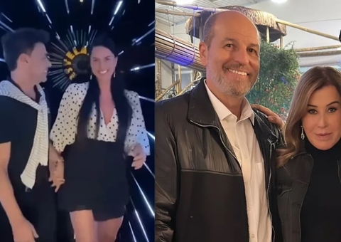 Zilu e Zezé Di Camargo se reencontram em aniversário do neto; veja como foi