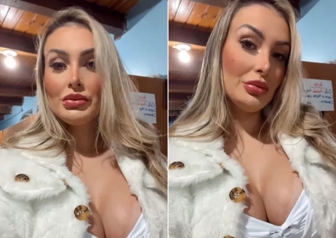 Andressa Urach mostra look escolhido para boate após voltar à prostituição