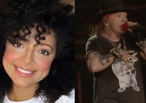Brasileira trai marido com Axl Rose, vocalista do Guns N’ Roses, e vídeo vaza