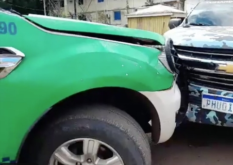 Homem causa acidente após surtar e fugir com viatura no Amazonas