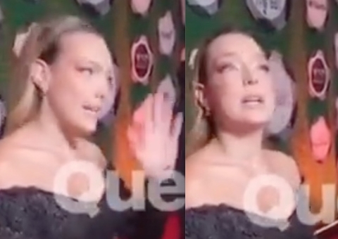 Vídeo: Mãe do filho de Neymar abandona entrevista ao ser questionada sobre traição